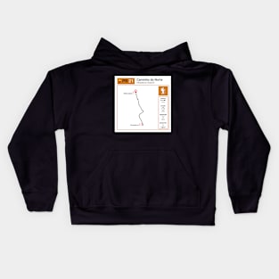 Madeira Island PR21 CAMINHO DO NORTE trail map Kids Hoodie